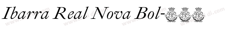Ibarra Real Nova Bol字体转换